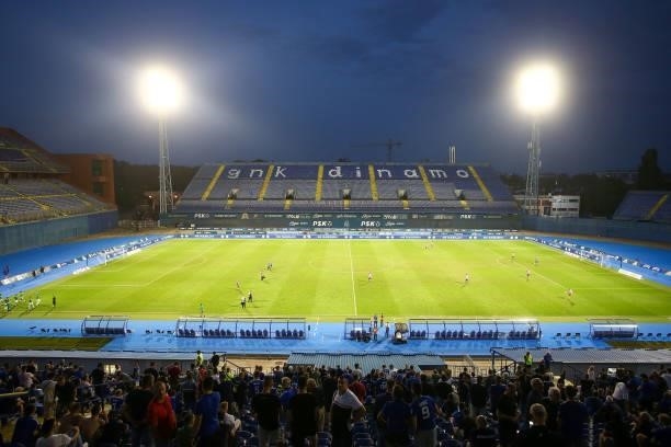 General view of Stadion Maksimir during to the UEFA Champions League Second Qualifying Round match between GNK Dinamo Zagreb and Omonoia at Stadion...