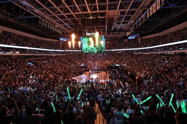 View of the arena prior to the game between the Phoenix Suns and the Milwaukee Bucks during Game Six of the 2021 NBA Finals on July 20, 2021 at...