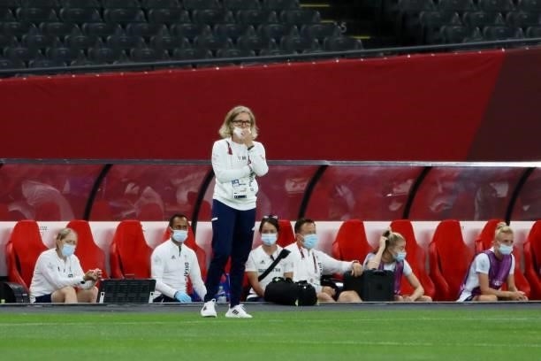 Head Coach LETELIER Jose for Chile during the Women's First Round Group E match between Great Britain and Chile during the Tokyo 2020 Olympic Games...