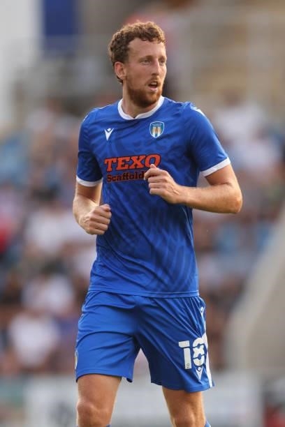 Tom Eastman of Colchester United during the pre-season friendly between Colchester United and Tottenham Hotspur at JobServe Community Stadium on July...