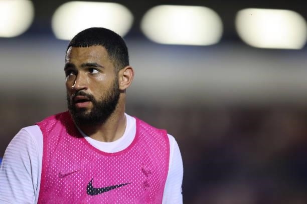 Cameron Carter-Vickers of Tottenham Hotspur during the pre-season friendly between Colchester United and Tottenham Hotspur at JobServe Community...