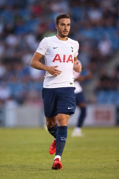 Harry Winks of Tottenham Hotspur during the pre-season friendly between Colchester United and Tottenham Hotspur at JobServe Community Stadium on July...