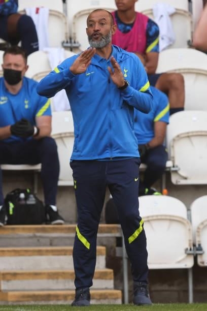 Nuno Espirito Santo the head coach / manager of Tottenham Hotspur during the pre-season friendly between Colchester United and Tottenham Hotspur at...