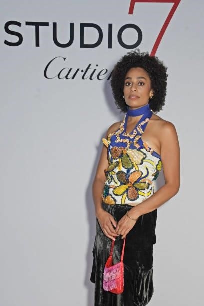 Celeste attends a private view of "Studio 7 By Cartier