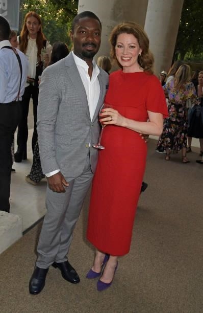 David Oyelowo and Jessica Oyelowo attend a private view of "Studio 7 By Cartier