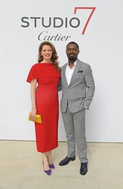 Jessica Oyelowo and David Oyelowo attend a private view of "Studio 7 By Cartier