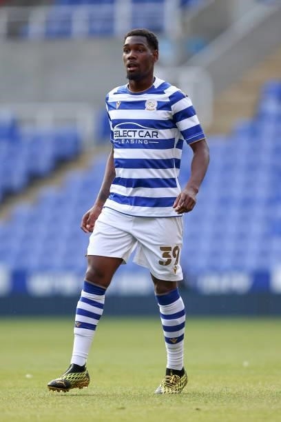 Nahum Melvin-Lambert of Reading during the pre-season friendly between Reading and West Ham United at Madejski Stadium on July 21, 2021 in Reading,...
