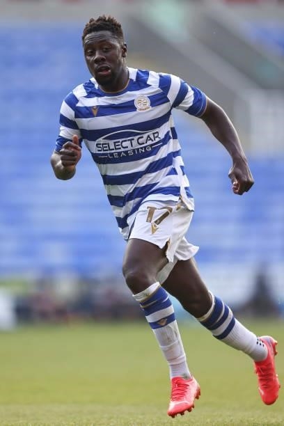 Andy Yiadom of Reading during the pre-season friendly between Reading and West Ham United at Madejski Stadium on July 21, 2021 in Reading, England.
