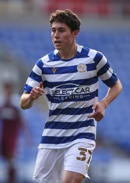 Kian Leavy of Reading during the pre-season friendly between Reading and West Ham United at Madejski Stadium on July 21, 2021 in Reading, England.