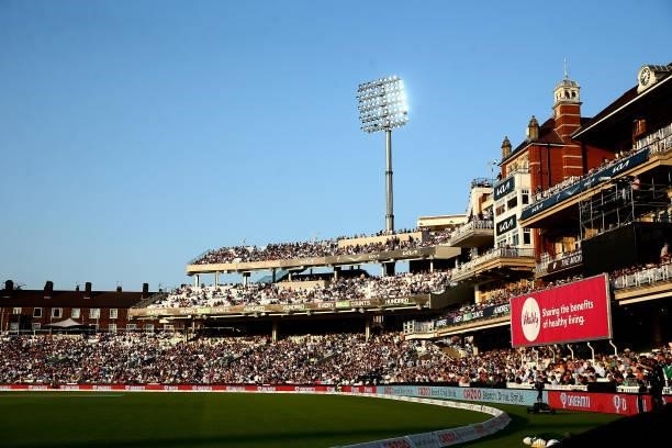 General view during The Hundred match between Oval Invincibles Men and Manchester Originals Men at The Kia Oval on July 22, 2021 in London, England.