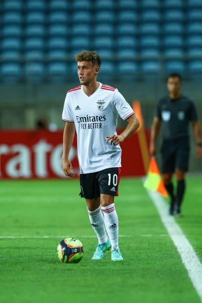 Luca Waldschmidt of SL Benfica during the Pre-Season Friendly match between SL Benfica and Lille at Estadio Algarve on July 22, 2021 in Faro,...