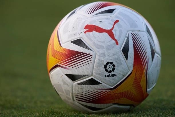 Accelerate new Puma ball for season 21/22 during the pre-season friendly match between Olympique Lyonnais and Villarreal CF at Pinatar Arena on July...