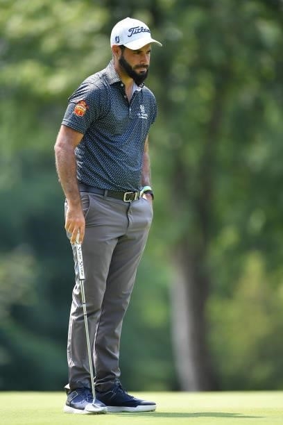 Santiago Tarrio of Spain looks on during the Day Two of Italian Challenge at Margara Golf Club on July 23, 2021 in Solero, Italy.
