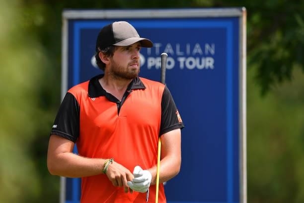 Manuel Elvira of Spain looks on during the Day Three of Italian Challenge at Margara Golf Club on July 24, 2021 in Solero, Italy.
