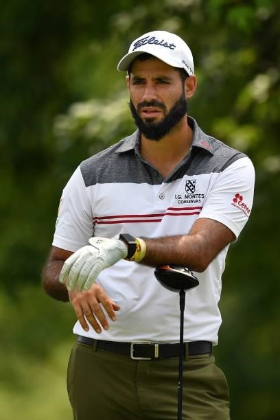 Santiago Tarrio of Spain looks on during the Day Three of Italian Challenge at Margara Golf Club on July 24, 2021 in Solero, Italy.
