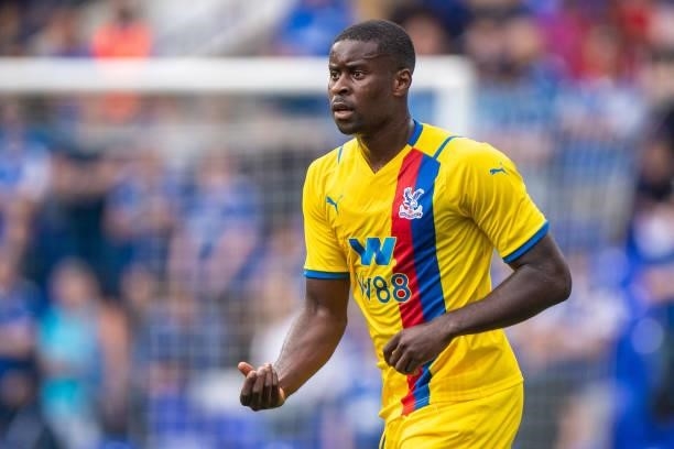 Marc Guehi of Crystal Palace during the Pre-Season Friendly between Ipswich Town and Crystal Palace at Portman Road on July 24, 2021 in Ipswich,...