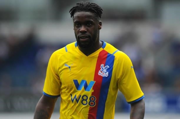 Crystal Palaces Jeffrey Schlupp during the Pre-season Friendly match between Ipswich Town and Crystal Palace at Portman Road, Ipswich, England on...