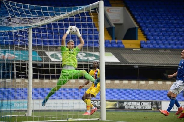 Crystal Palaces Vicente Guaita during the Pre-season Friendly match between Ipswich Town and Crystal Palace at Portman Road, Ipswich, England on 24th...