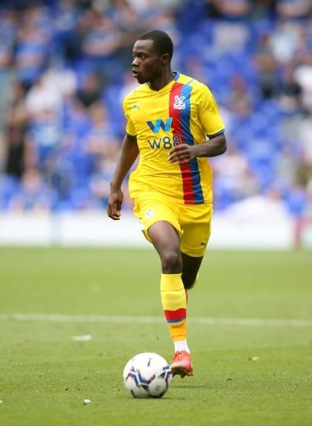 Tyrick Mitchell of Crystal Palace during the Ipswich Town v Crystal Palace Pre-Season Friendly match at Portman Road on July 24, 2021 in Ipswich,...