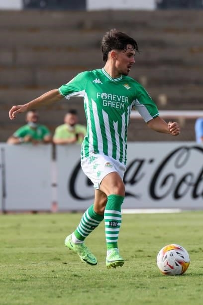 Rodri of Real Betis during the pre-season friendly match between Real Betis and Wolverhampton at La Linea Stadium in La Linea, Spain, on July 24,...