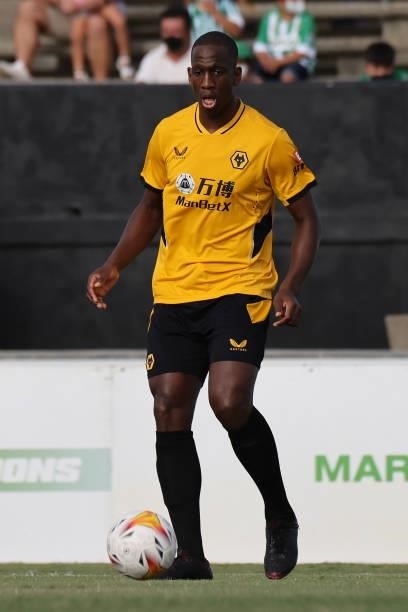Willy Boly of Wolverhampton Wanderes FC during the pre-season friendly match between Real Betis and Wolverhampton at La Linea Stadium in La Linea,...