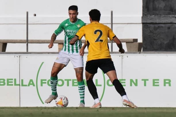 Tello of Real Betis during the pre-season friendly match between Real Betis and Wolverhampton at La Linea Stadium in La Linea, Spain, on July 24,...