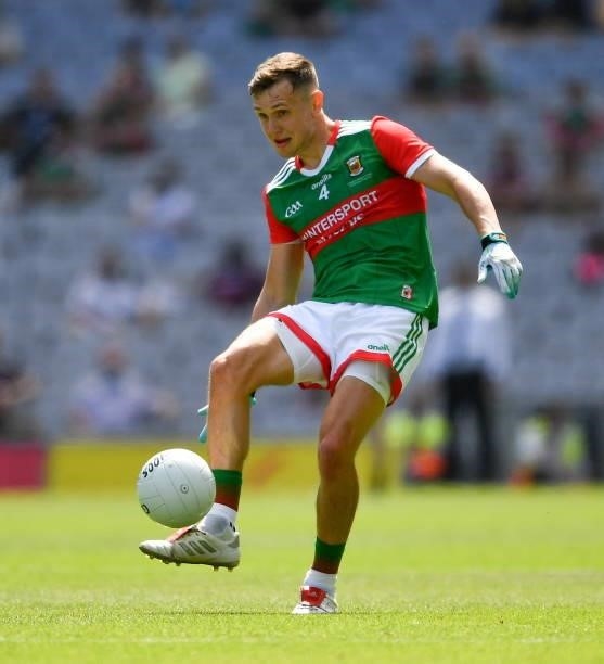 Dublin , Ireland - 25 July 2021; Michael Plunkett of Mayo during the Connacht GAA Senior Football Championship Final match between Galway and Mayo at...