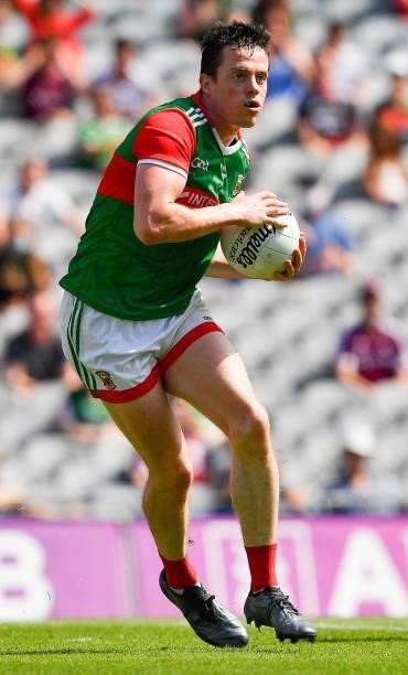 Dublin , Ireland - 25 July 2021; Stephen Coen of Mayo during the Connacht GAA Senior Football Championship Final match between Galway and Mayo at...