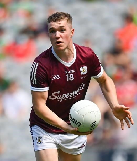 Dublin , Ireland - 25 July 2021; Jack Glynn of Galway during the Connacht GAA Senior Football Championship Final match between Galway and Mayo at...