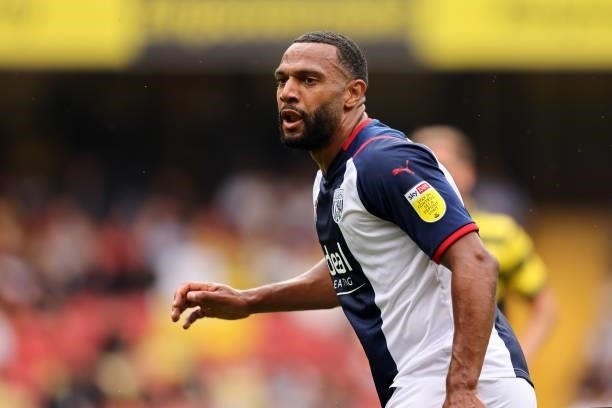 Matt Phillips of West Bromwich Albion during the Pre-Season Friendly between Watford and West Bromwich Albion at Vicarage Road on July 24, 2021 in...