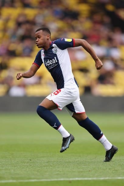 Rayhaan Tulloch of West Bromwich Albion during the Pre-Season Friendly between Watford and West Bromwich Albion at Vicarage Road on July 24, 2021 in...