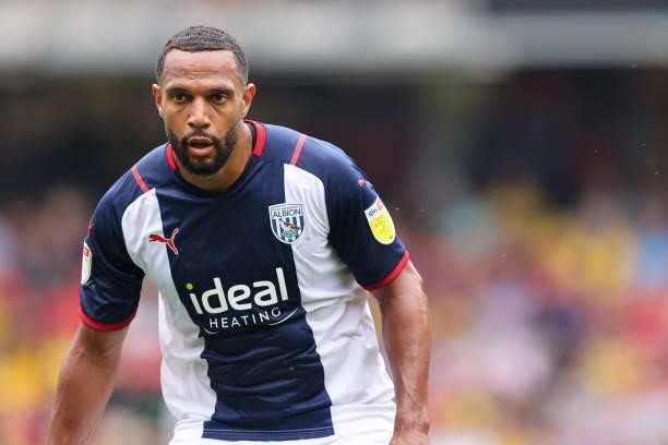 Matt Phillips of West Bromwich Albion during the Pre-Season Friendly between Watford and West Bromwich Albion at Vicarage Road on July 24, 2021 in...