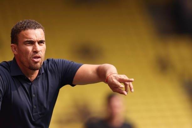 Valerien Ismael the head coach / manager of West Bromwich Albion during the Pre-Season Friendly between Watford and West Bromwich Albion at Vicarage...