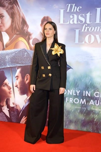 Felicity Jones attends the UK Premiere of "The Last Letter From Your Lover