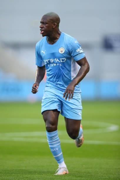 Benjamin Mendy of Manchester City during the Pre Season Friendly between Manchester City and Preston North End at Manchester City Football Academy on...