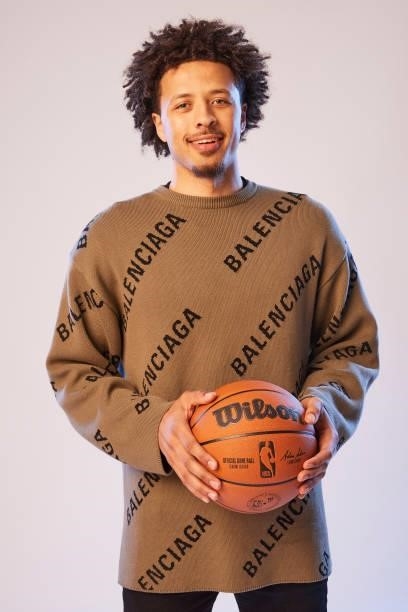 Draft Prospect Cade Cunningham poses for portraits during media availability and circuit as part of the 2021 NBA Draft on July 28, 2019 at the Westin...