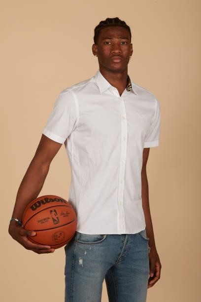 Draft Prospect, Kai Jones poses for portraits during media availability and circuit as part of the 2021 NBA Draft on July 28, 2019 at the Westin...