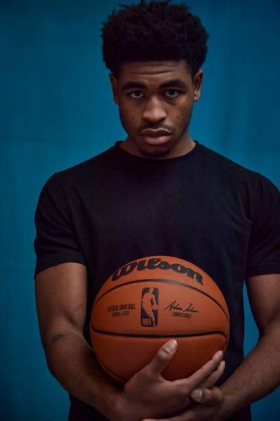 Draft Prospect, Cameron Thomas poses for portraits during media availability and circuit as part of the 2021 NBA Draft on July 28, 2019 at the Westin...