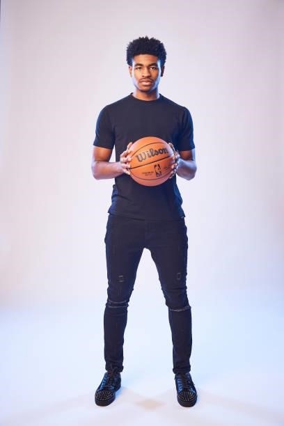 Draft Prospect, Cameron Thomas poses for portraits during media availability and circuit as part of the 2021 NBA Draft on July 28, 2019 at the Westin...