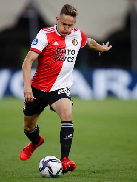 Jens Toornstra of Feyenoord during the Conference League match between Feyenoord v FC Drita at the Stadium Feijenoord on July 29, 2021 in Rotterdam...