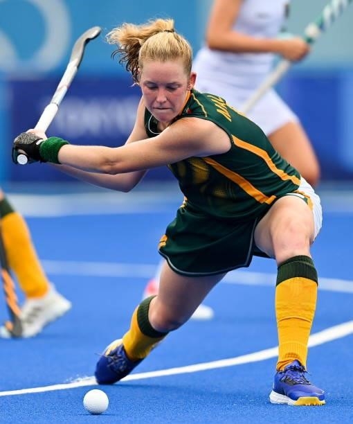 Tokyo , Japan - 30 July 2021; Taryn Mallett of South Africa during the women's pool A group stage match between South Africa and Germany at the Oi...