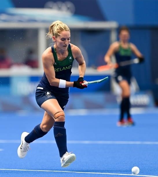 Tokyo , Japan - 30 July 2021; Nicci Daly of Ireland during the women's pool A group stage match between Ireland and India at the Oi Hockey Stadium...