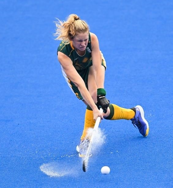 Tokyo , Japan - 30 July 2021; Taryn Mallett of South Africa during the women's pool A group stage match between South Africa and Germany at the Oi...