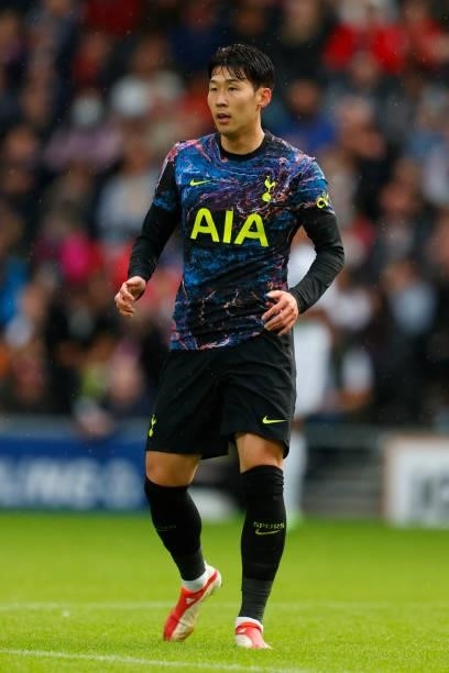 Heung-Min Son of Tottenham Hotspur during the Pre-Season Friendly match between Milton Keynes Dons and Tottenham Hotspur at Stadium MK on July 28,...