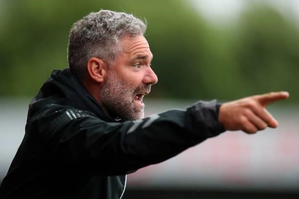 David Dunn the assistant head coach / manager of Fleetwood Town during the Pre-Season Friendly match between Fleetwood Town and Leeds United at...