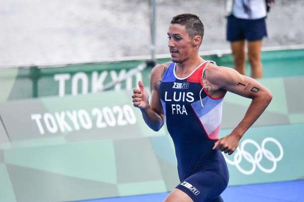 Vincent LUIS of France during the Triathlon Mixed Relay at Odaiba Marine Park on July 31, 2021 in Tokyo, Japan.