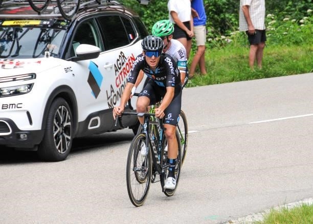 GianMarco Garofoli of Team Dsm at cote de Corlier during the Stage 2 of Tour de l'Ain from Lagnieu to Saint-Vulbas on July 30, 2021 in Saint-Vulbas,...