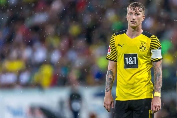 Marco Reus of Borussia Dortmund Looks on during the Preseason Friendly Match between Borussia Dortmund and FC Bologna at CASHPOINT Arena on July 30,...