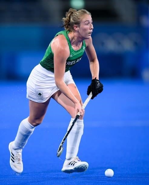 Tokyo , Japan - 31 July 2021; Sarah Hawkshaw of Ireland during the women's pool A group stage match between Great Britain and Ireland at the Oi...