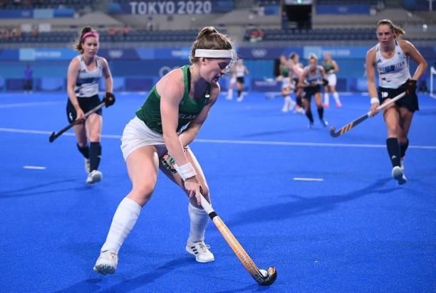 Tokyo , Japan - 31 July 2021; Sarah Torrans of Ireland during the women's pool A group stage match between Great Britain and Ireland at the Oi Hockey...